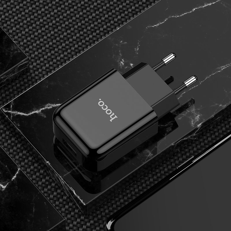 Hoco N2 Vigour Single Port Charger - Zwart